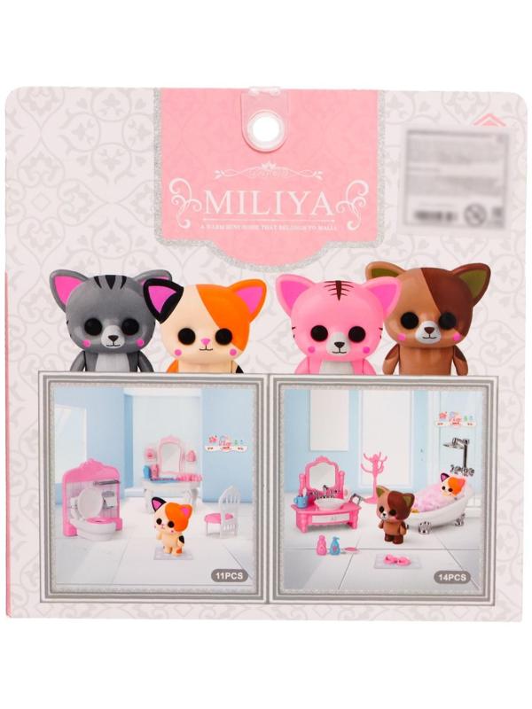 Набор игровой «Котик» с мебелью и аксессуарами, МИКС