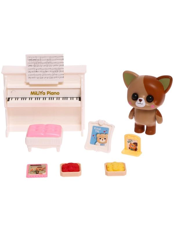 Набор игровой «Котик» с мебелью и аксессуарами, МИКС