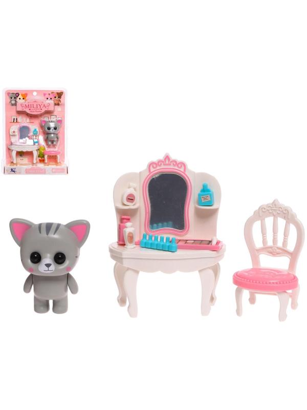 Набор игровой «Котик» с мебелью и аксессуарами, МИКС