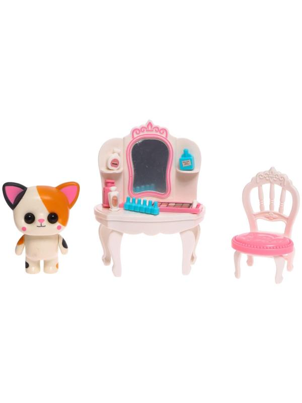 Набор игровой «Котик» с мебелью и аксессуарами, МИКС