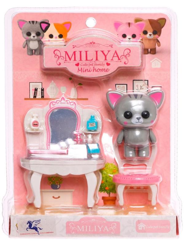 Набор игровой «Котик» с мебелью и аксессуарами, МИКС