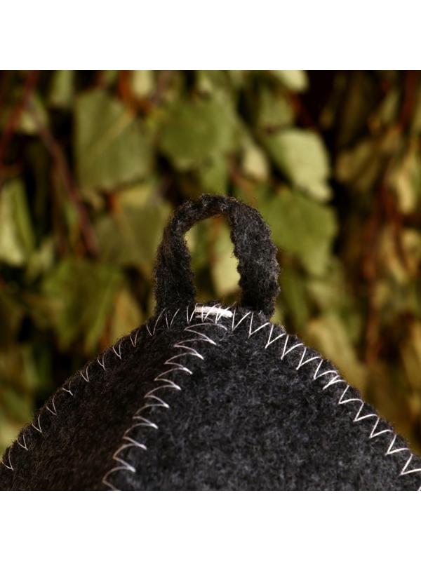 Шапка для бани с вышивкой 