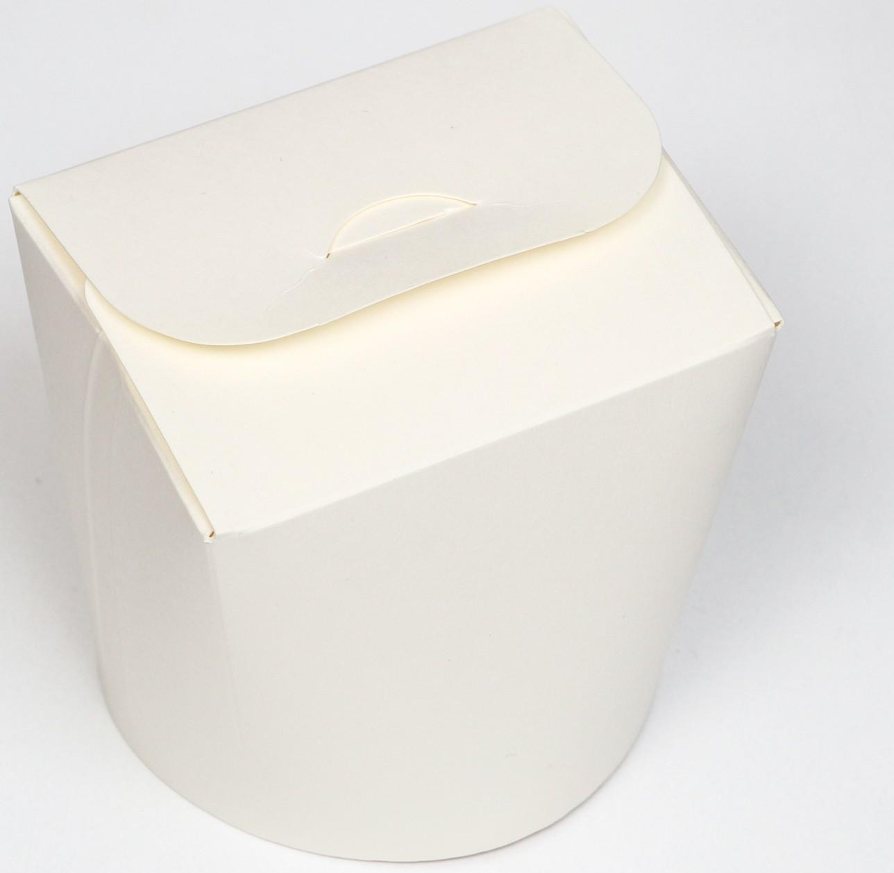 Чайна-бокс с круглым дном, белый, 700 мл