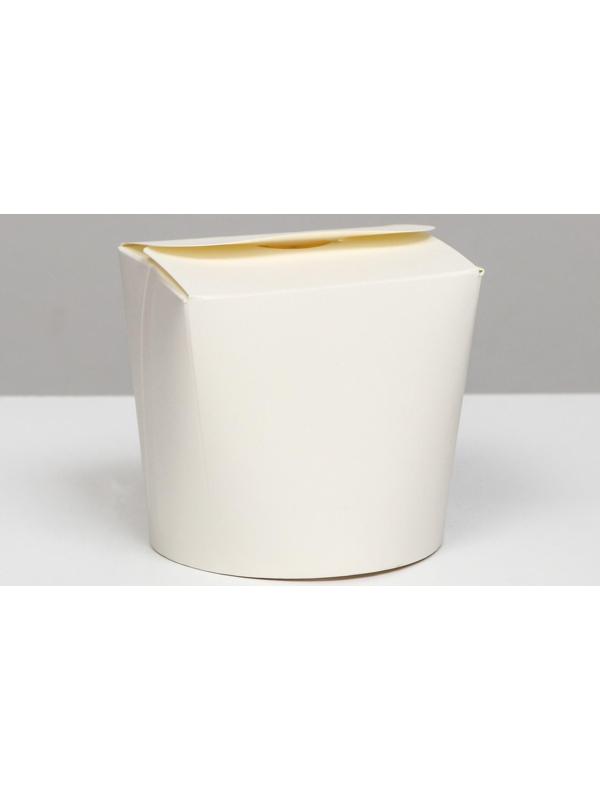 Чайна-бокс с круглым дном, белый, 700 мл