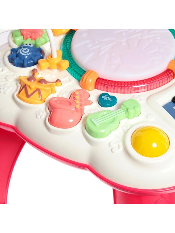 Развивающий столик, световые и звуковые эффекты, цвет красный