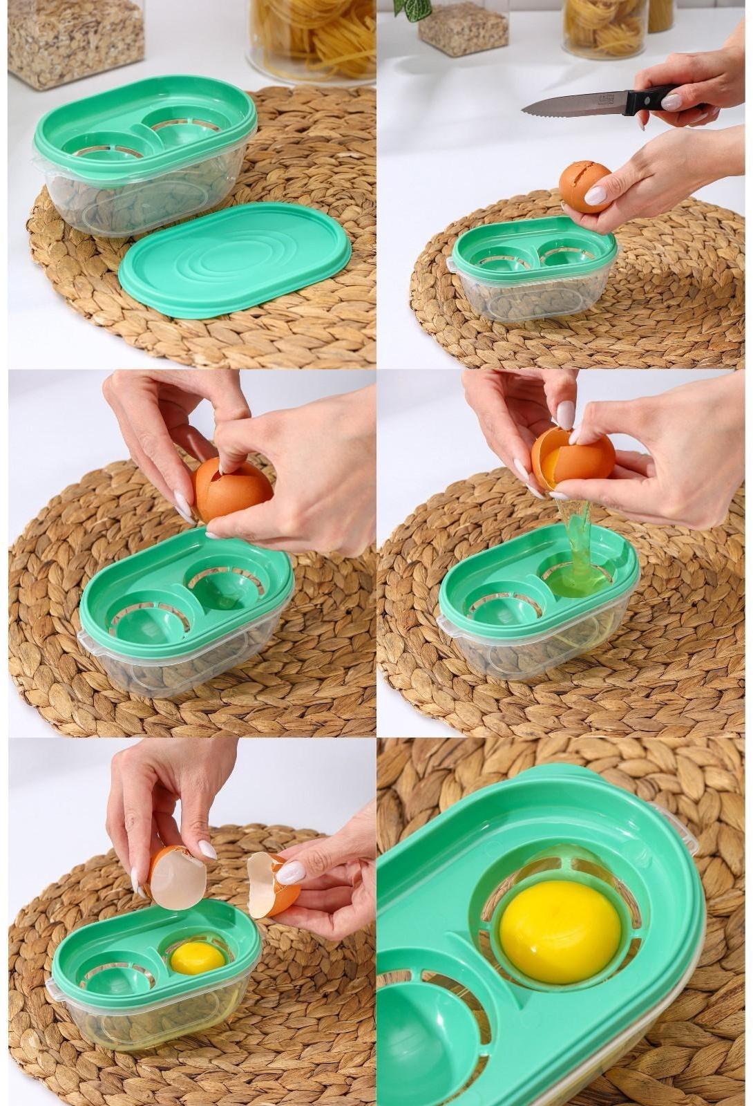 Разделитель белка и желтка, 15,5×9,5×7 см, цвет МИКС