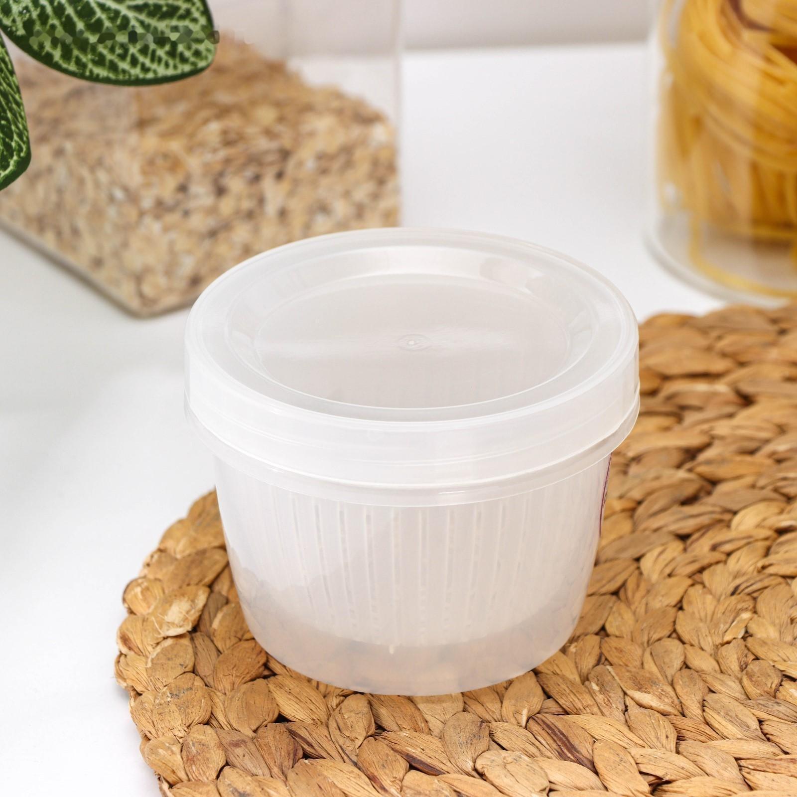 Сушилка для зелени Доляна, 11×11×8,5 см, цвет прозрачный