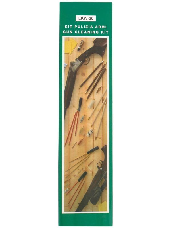 Набор для чистки ружей LUCKY VIEW, кал.20, 3 ерша, алюм.  шомполом 3-х секционный