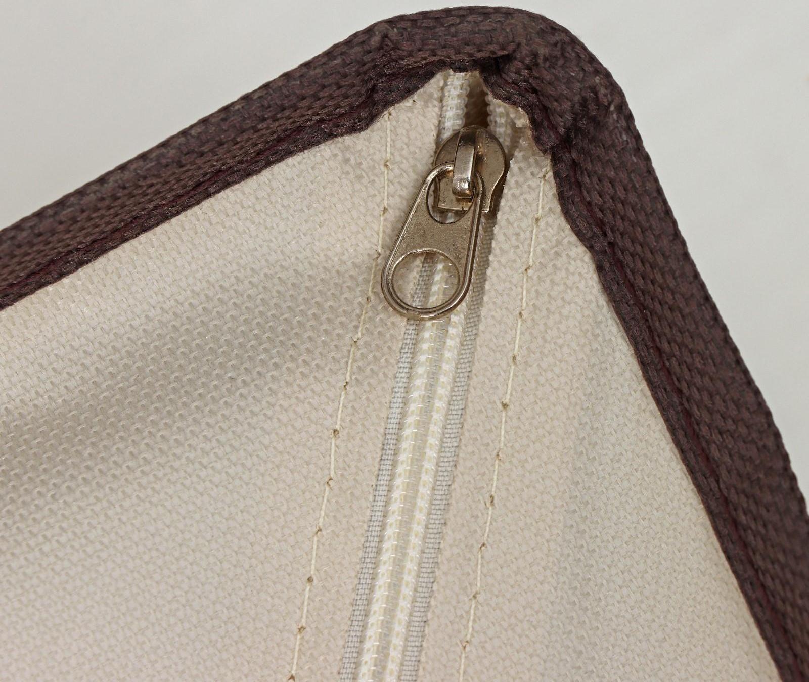 Органайзер для хранения белья с прозрачной крышкой Доляна «Тео», 6 отделений, 32×23×12 см, цвет бежево-коричневый