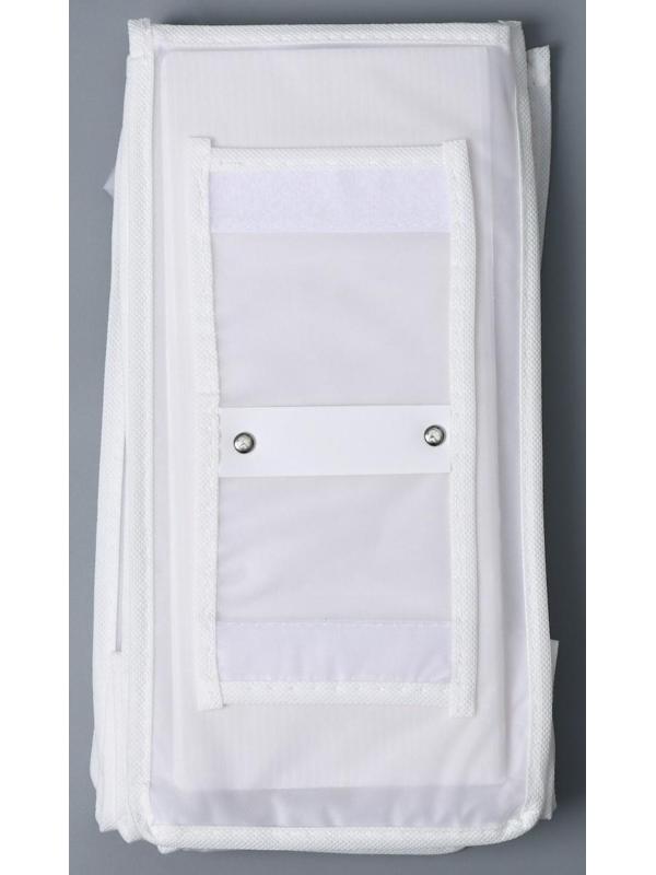 Кофр подвесной «Стейт», 5 отделений, 70×15×15 см, цвет белый