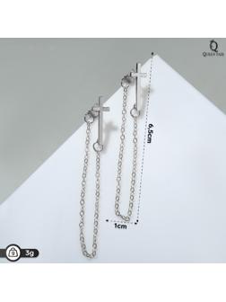 Серьги металл 