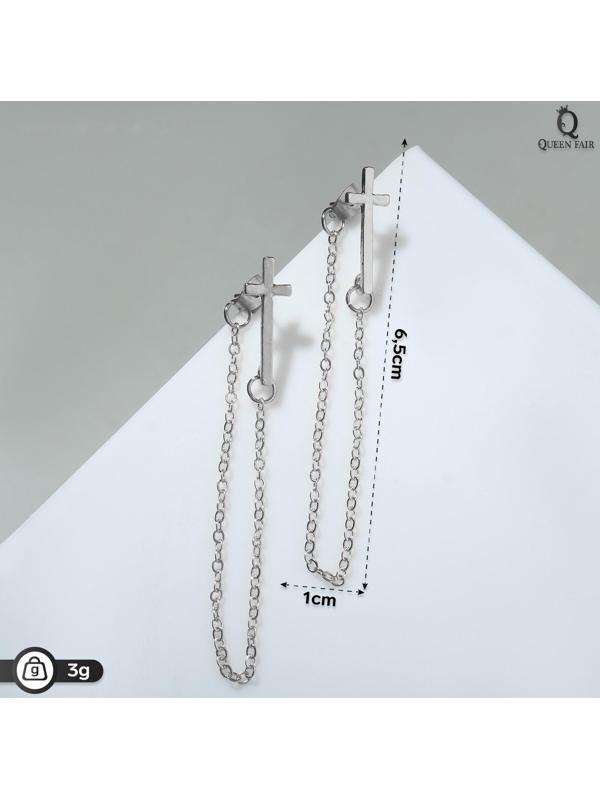 Серьги металл 