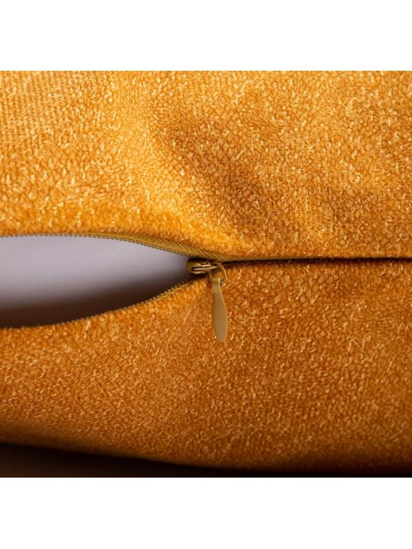 Наволочка декоративная Этель Геометрия цвет серый/желтый 45 х 45 см, 100% п/э