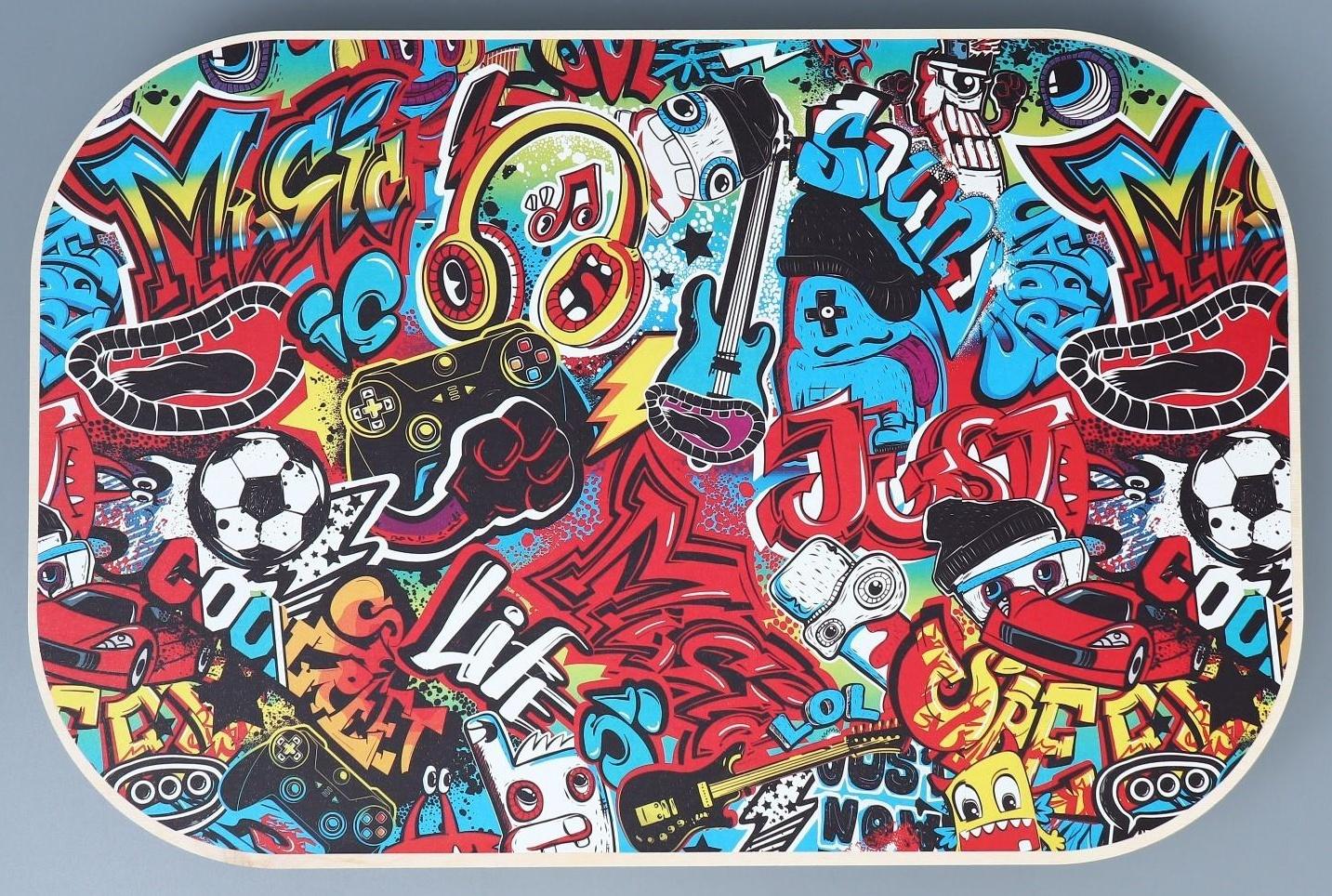 Доска балансировочная баланс борд «Граффити»