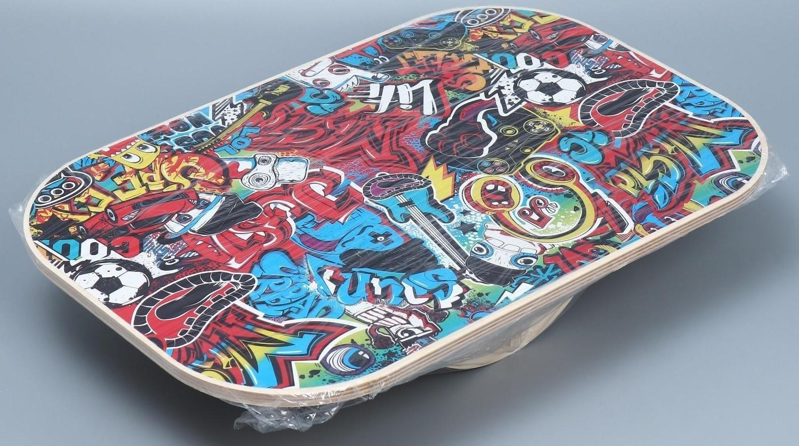 Доска балансировочная баланс борд «Граффити»