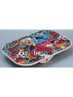 Доска балансировочная баланс борд «Граффити»