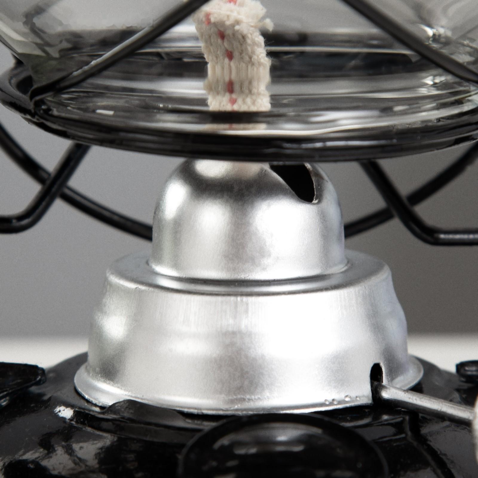 Керосиновая лампа декоративная черный 14х18х27,5 см