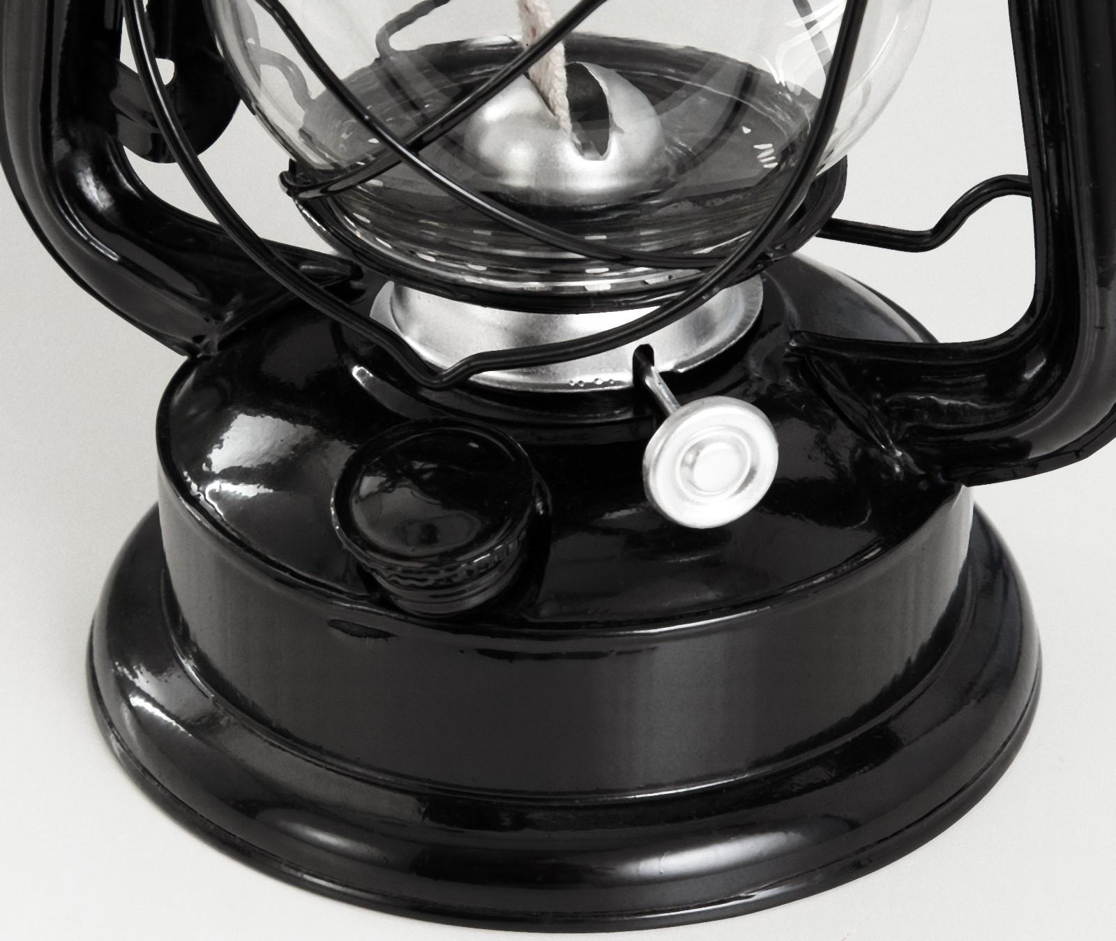 Керосиновая лампа декоративная черный 14х18х27,5 см