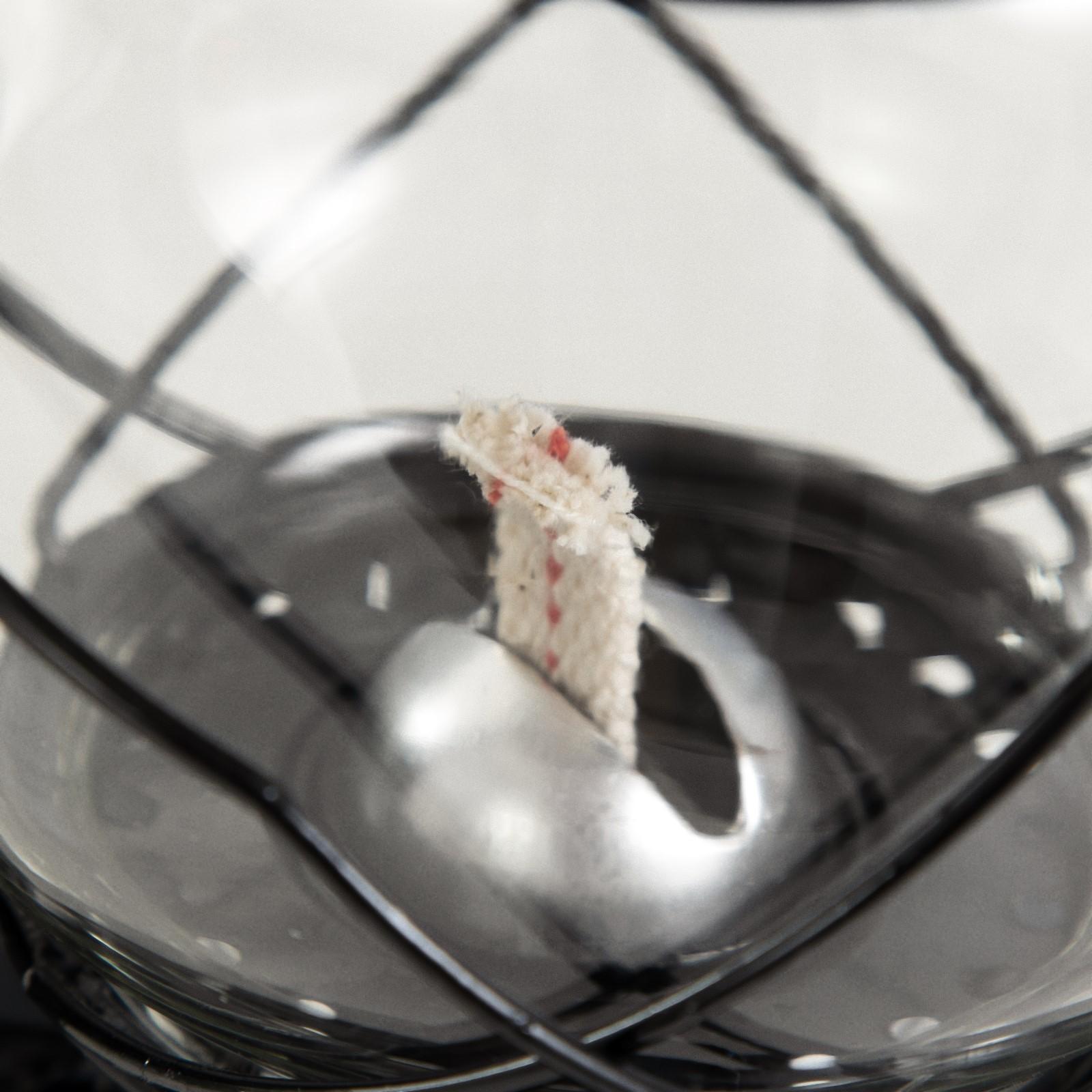 Керосиновая лампа декоративная черный 14х18х27,5 см