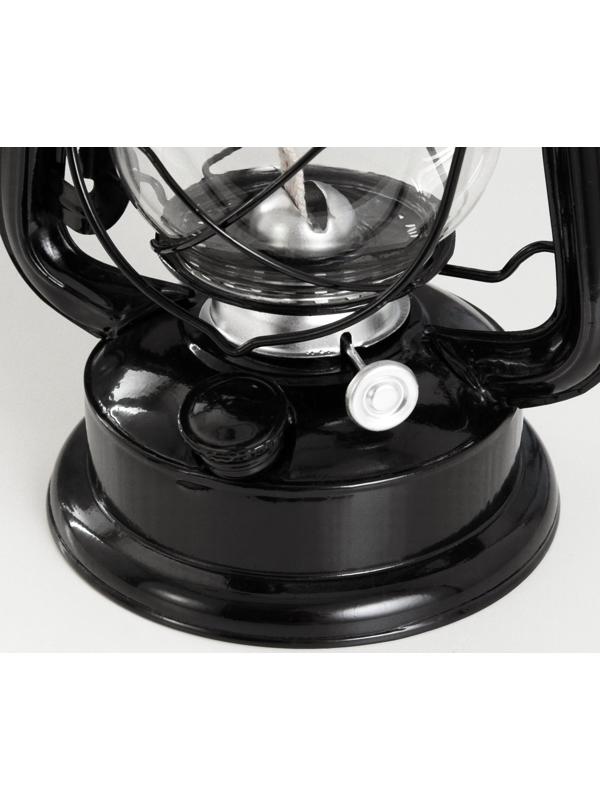 Керосиновая лампа декоративная черный 14х18х27,5 см