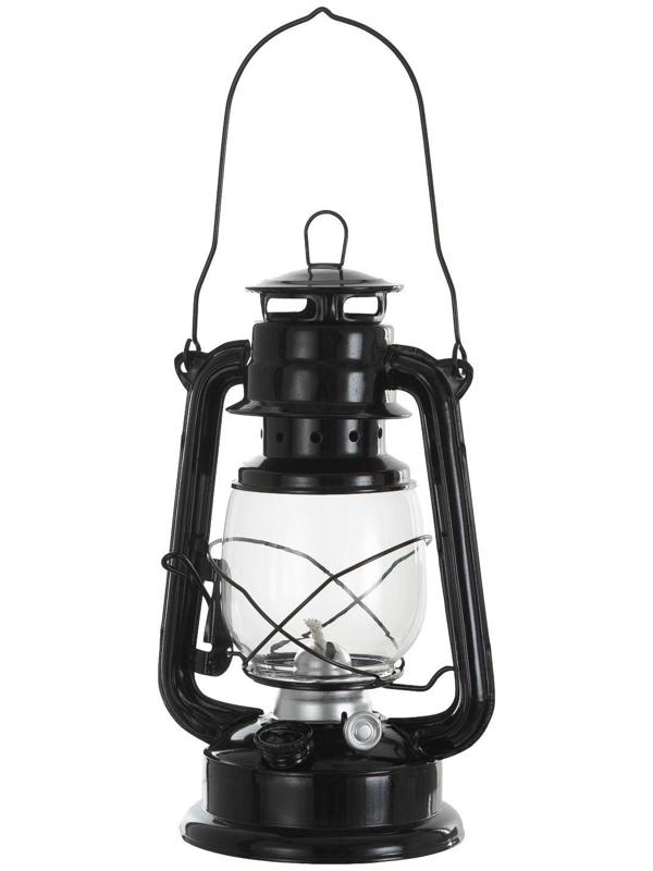 Керосиновая лампа декоративная черный 14х18х27,5 см