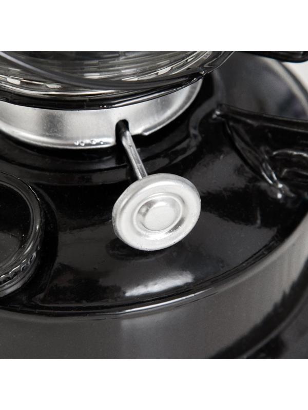 Керосиновая лампа декоративная черный 14х18х27,5 см