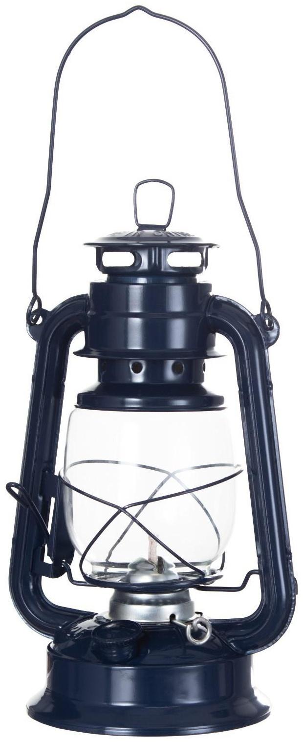 Керосиновая лампа декоративная синий 14х18х27,5 см