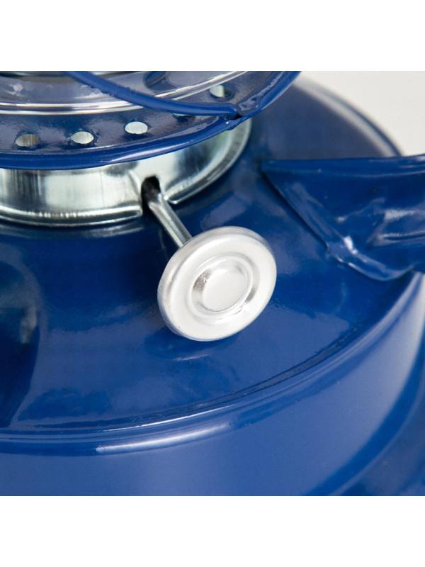 Керосиновая лампа декоративная синий 14х18х27,5 см