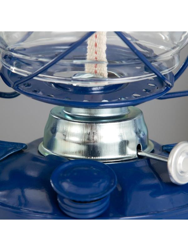 Керосиновая лампа декоративная синий 14х18х27,5 см