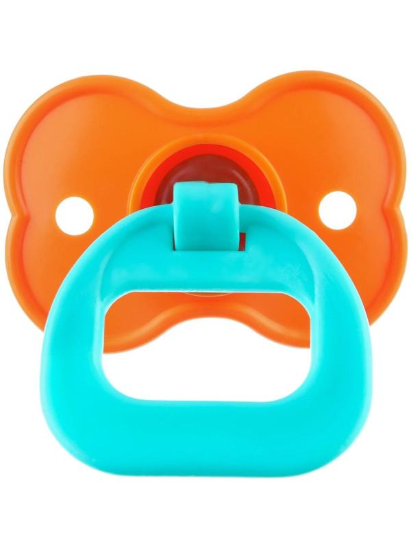 Соска-пустышка классическая, латекс, от 0 мес., цвет МИКС