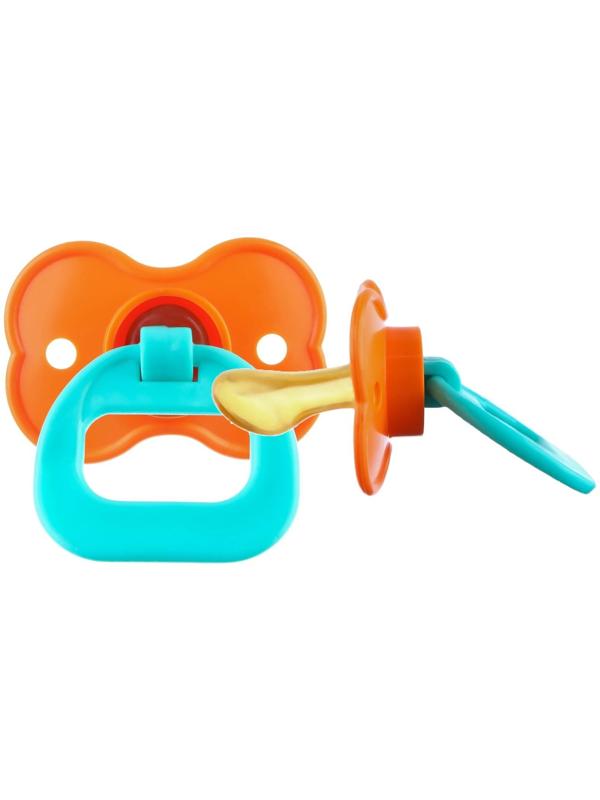 Соска-пустышка классическая, латекс, от 0 мес., цвет МИКС