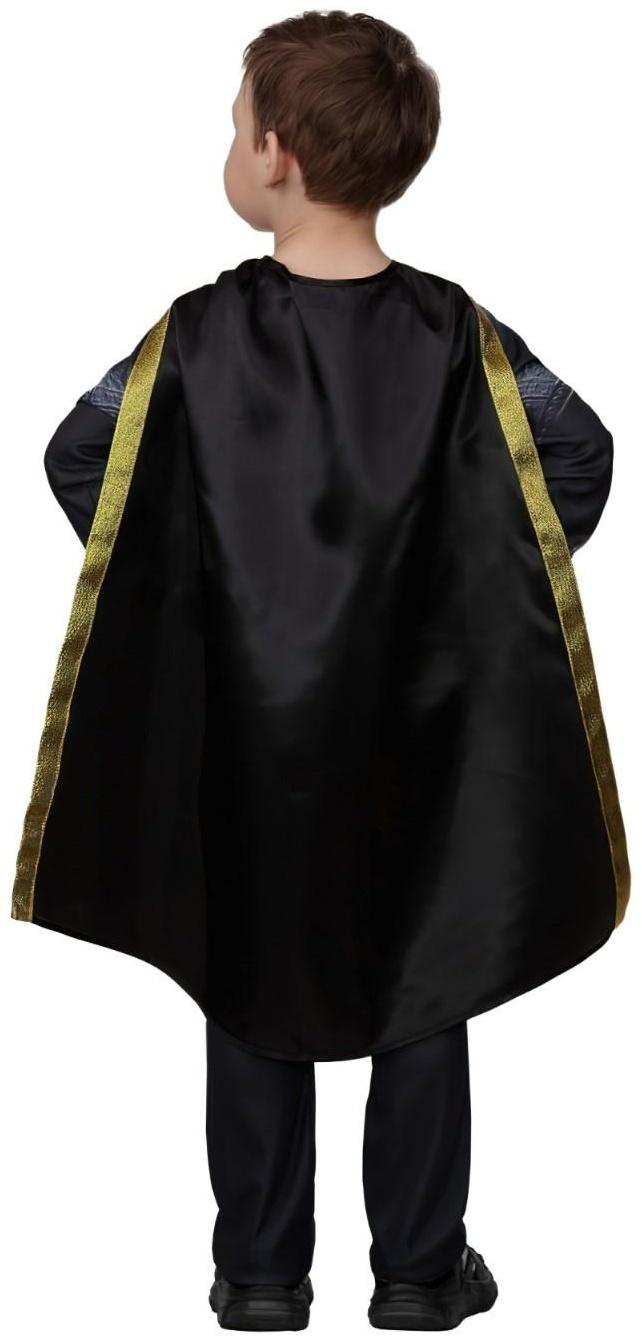 Карнавальный костюм «Чёрный Адам», без мускулов, р. 32, рост 128 см