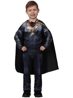 Карнавальный костюм «Чёрный Адам», без мускулов, р. 34, рост 134 см