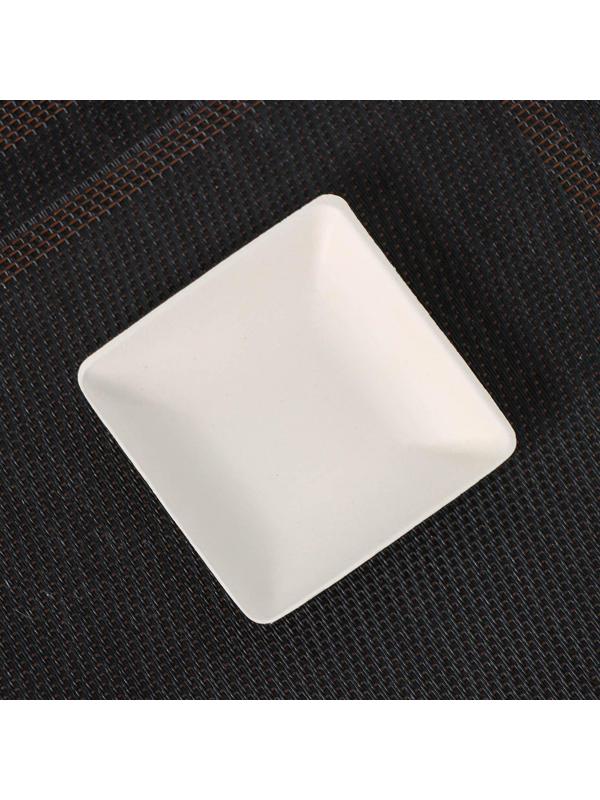 Форма для фуршетов «Каре», 33 мл, 6,5×6,5×1,2 см, сахарный тростник, 50 шт в упаковке, цвет белый