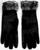 Карнавальные перчатки кружево, цвет черный, короткие