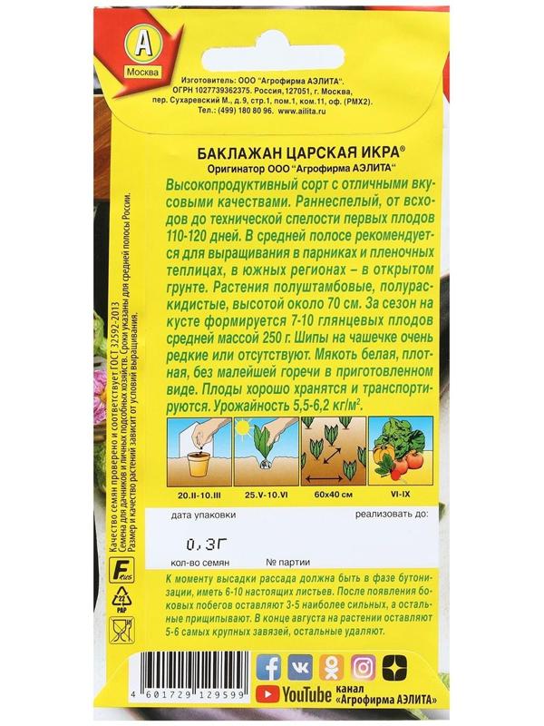 Семена Баклажан 