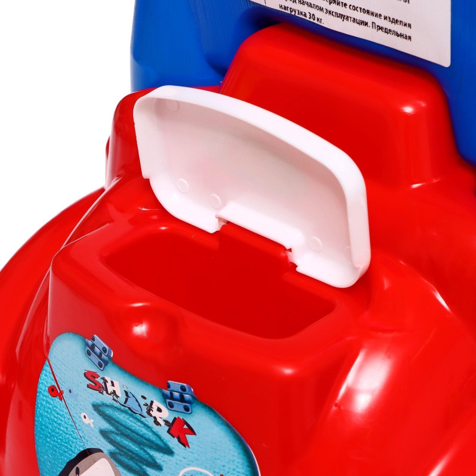 Машина-каталка Cool Riders, с клаксоном, цвет красный