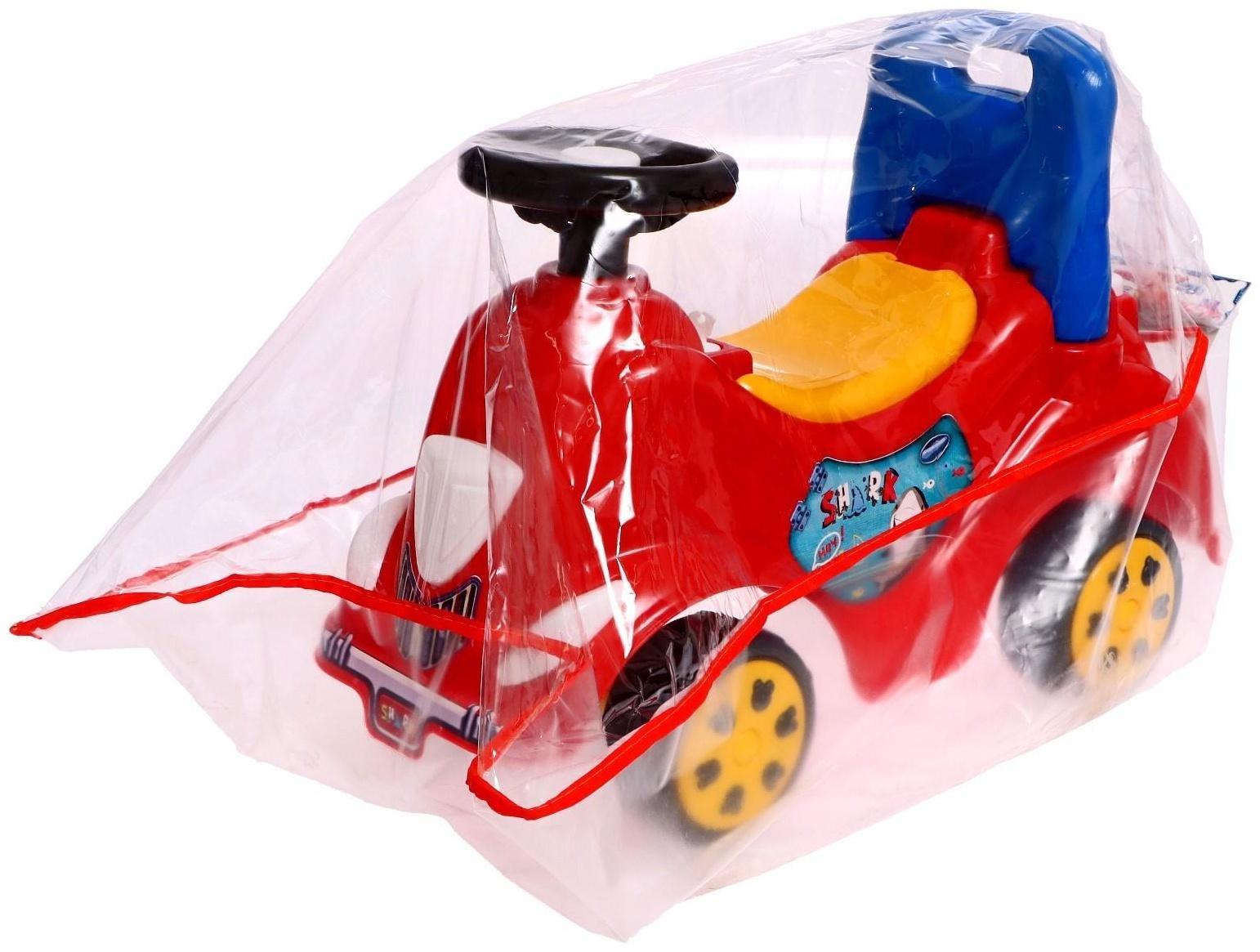 Машина-каталка Cool Riders, с клаксоном, цвет красный