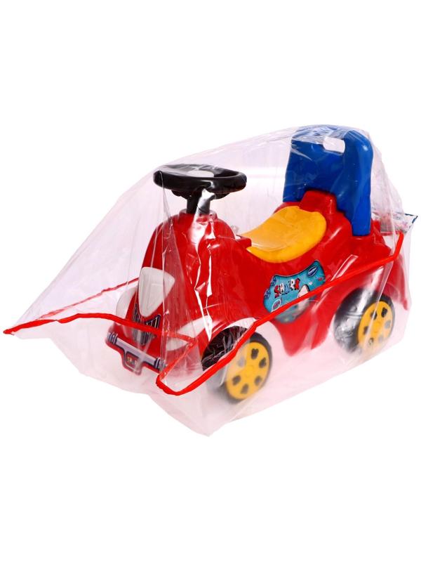 Машина-каталка Cool Riders, с клаксоном, цвет красный