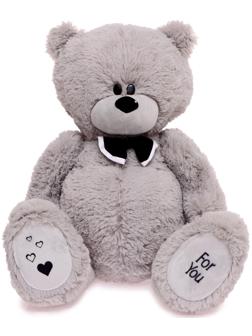 Мягкая игрушка «Мишка Дедди», цвет серый, 80 см