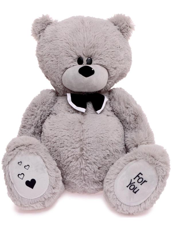 Мягкая игрушка «Мишка Дедди», цвет серый, 80 см