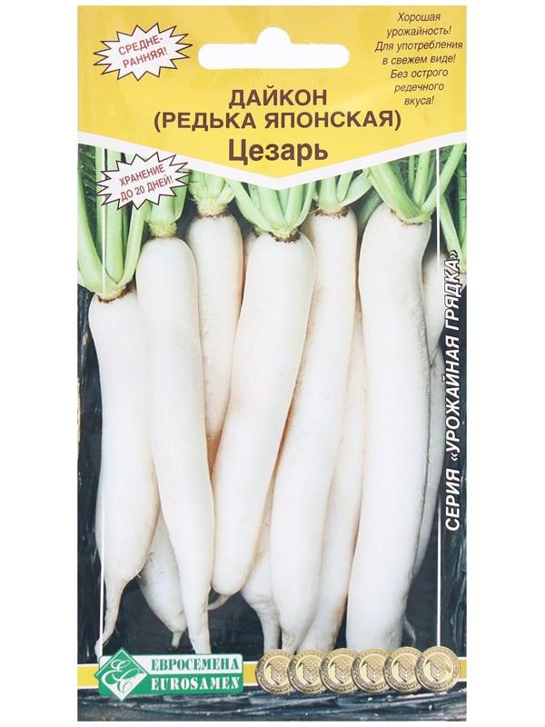 Семена Дайкон, редька японская Цезарь, 1 г