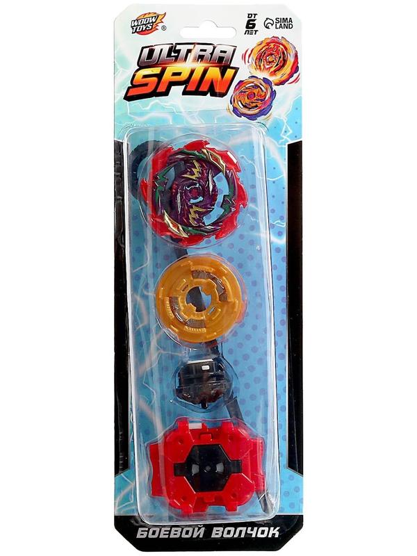 Боевой волчок ULTRASPIN, волчок, устройство для запуска, цвета МИКС