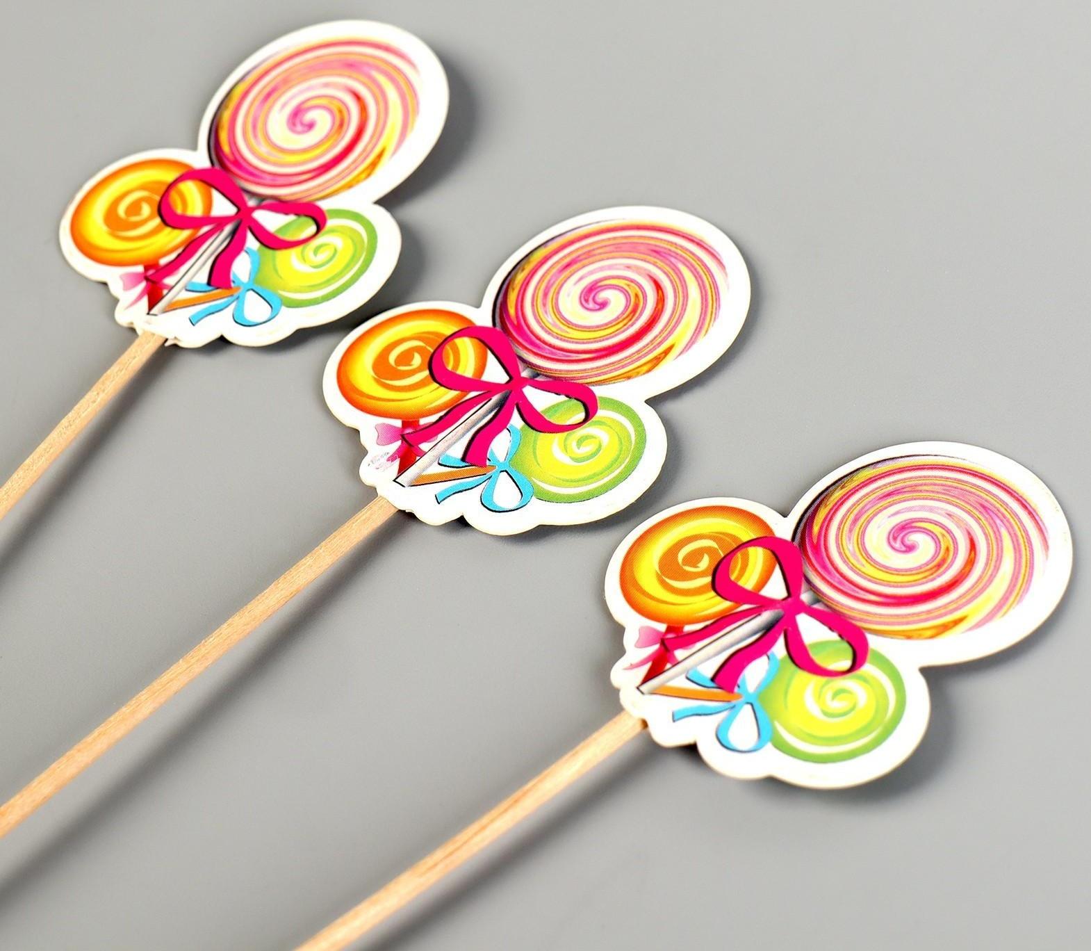 Шпажки «Леденцы», в наборе 12 штук