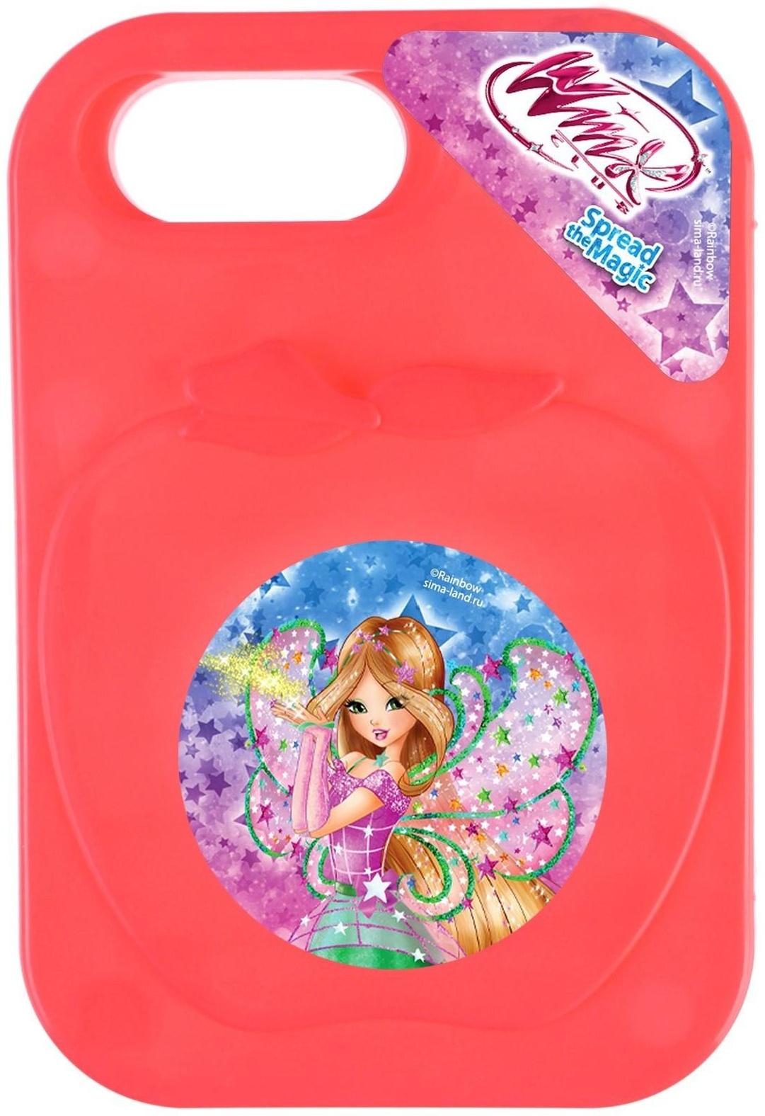 Игровой набор «Чаепитие», WINX, тортик и фрукты на липучках