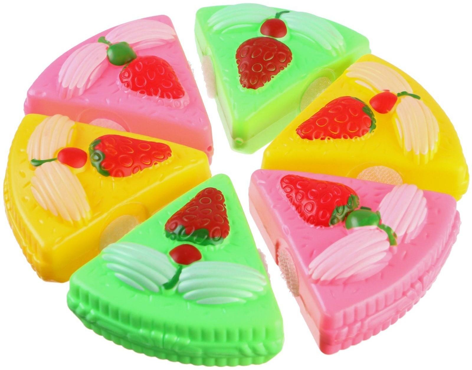 Игровой набор «Чаепитие», WINX, тортик и фрукты на липучках