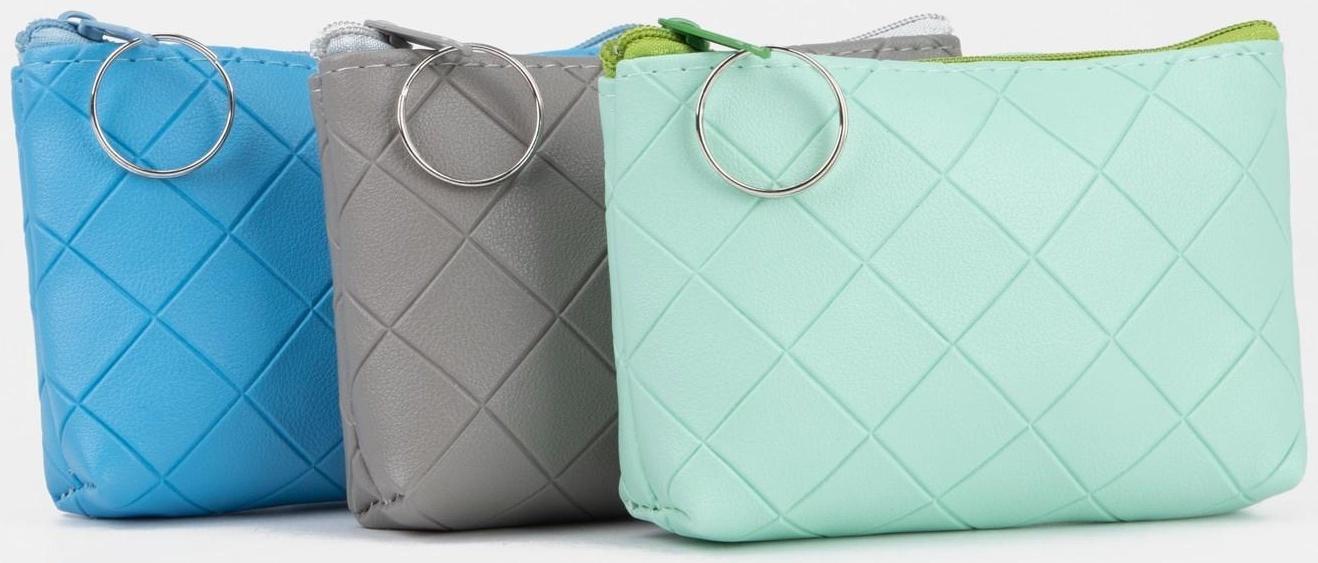 Кошелёк на молнии, цвет МИКС