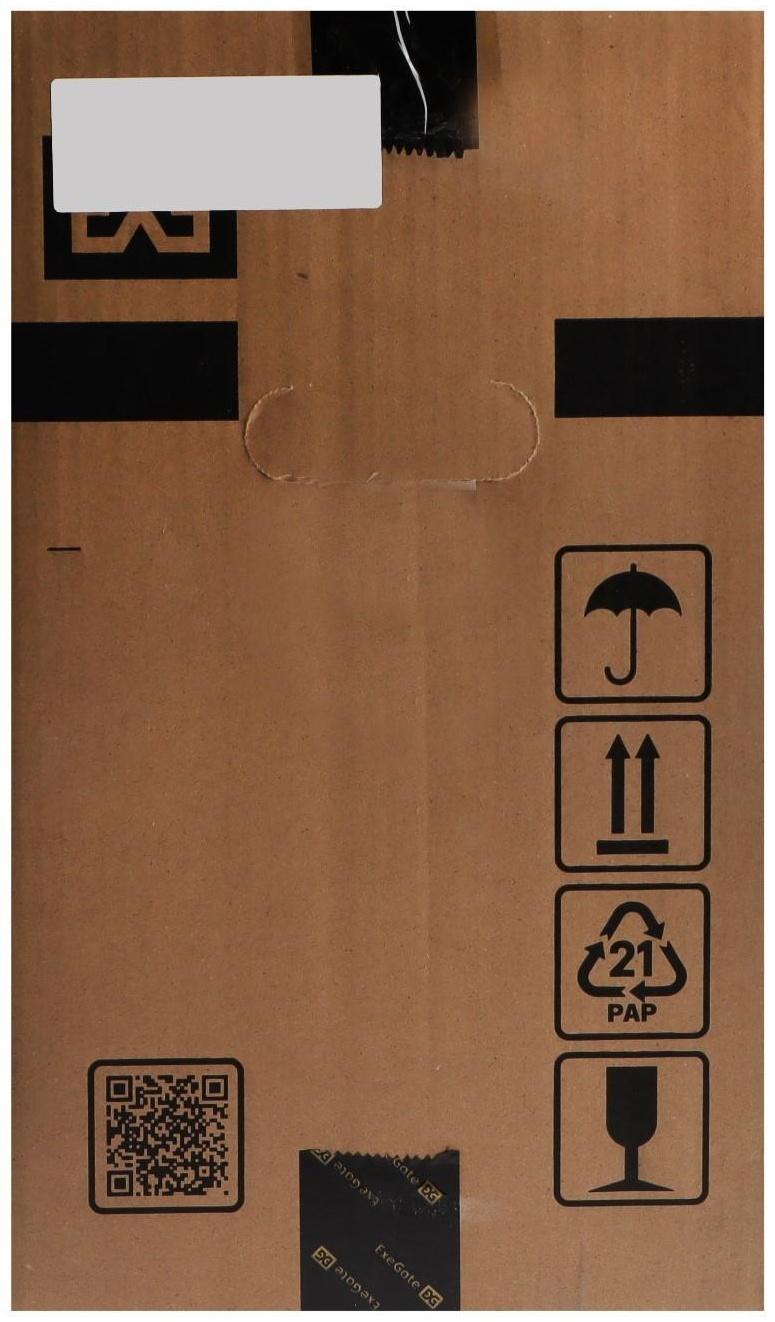 Корпус ExeGate Miditower EVO-5020, без БП, ATX, 2хUSB 2.0, 1хUSB 3.0, подсветка, чёрный