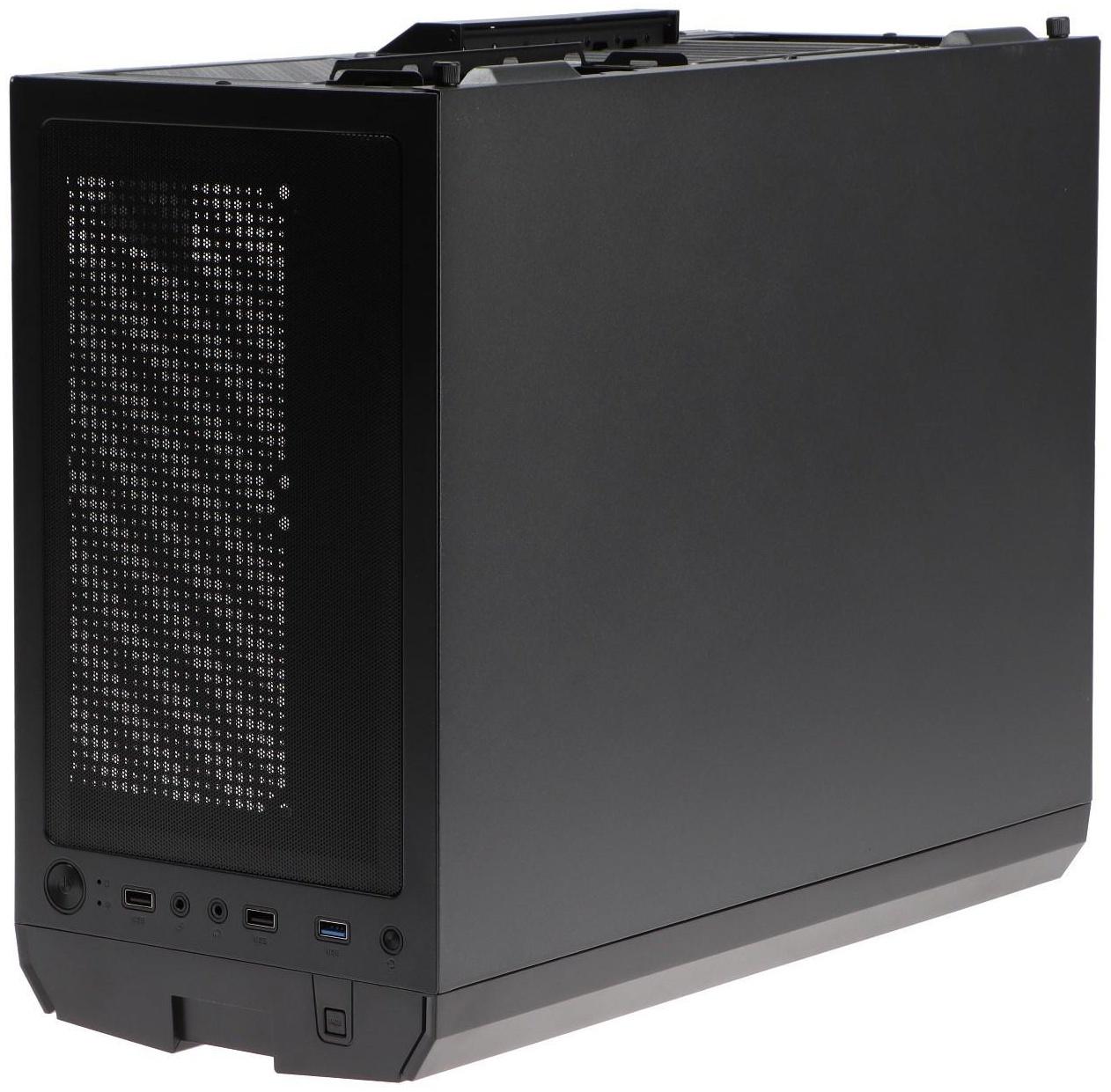 Корпус ExeGate Miditower EVO-5020, без БП, ATX, 2хUSB 2.0, 1хUSB 3.0, подсветка, чёрный
