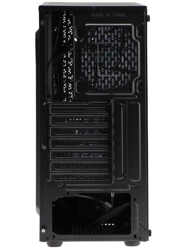 Корпус ExeGate Miditower EVO-8225, без БП, ATX, 2хUSB 2.0, 1хUSB 3.0, подсветка, чёрный